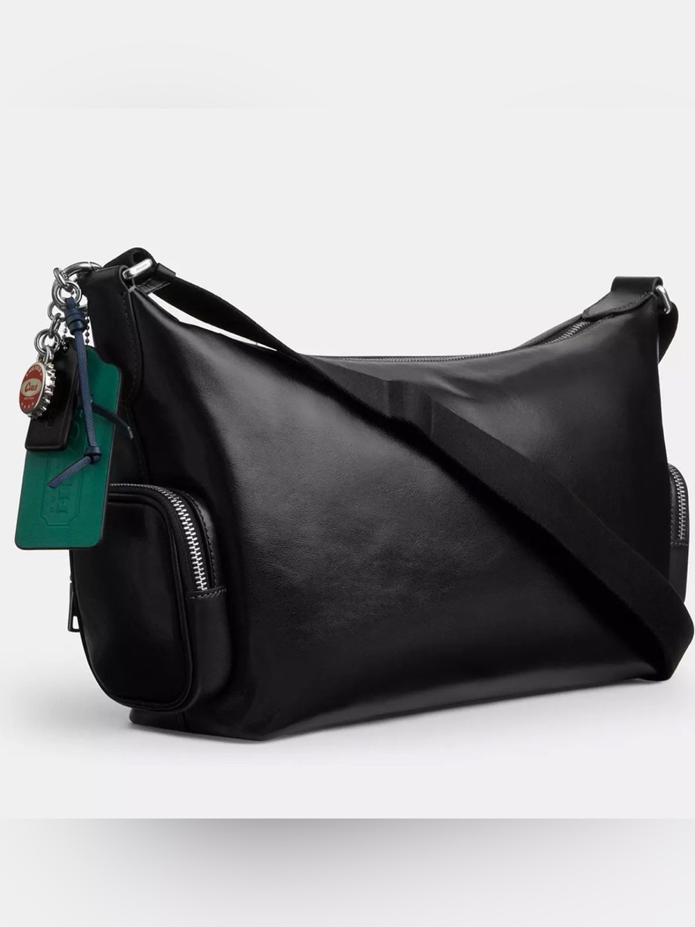 Coach Finn with Charms Calf Smooth leather NEW - Picture 2 of 8